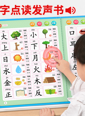 儿童识字大王3000字点读机认字卡片早教发声书幼儿园宝宝有声启蒙