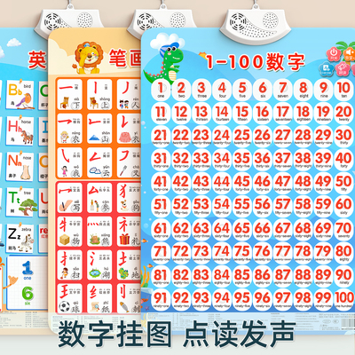 儿童数字有声挂图点读发声