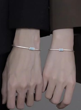 青花瓷情侣手链轻奢小众精致