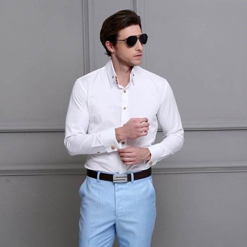 男装衬衫袖口价格 男装衬衫袖口图片 星期三