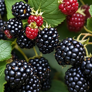 黑莓树双季 果pk45早甜冰甜庭院阳台家庭园艺盆栽浆果树南北方种植