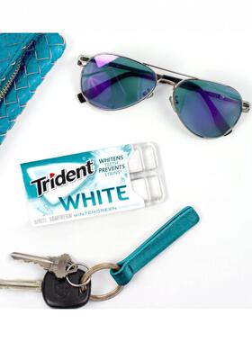 【美白牙齿】美国原装Trident White系列冬青薄荷无糖口香糖