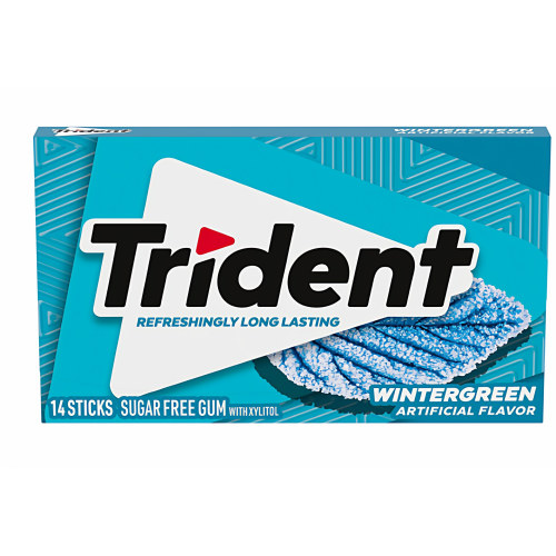 trident新包装美国木糖醇口香糖