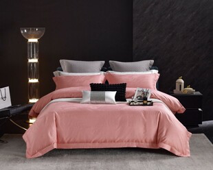 新品高精密高支高密天锦缎四季提花四件套天丝棉面料柔软细腻亲肤