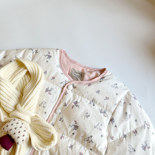 90绒羽绒服可机洗 外套女童冬季 新品 小雨小鱼轻薄羽绒内胆儿童长袖