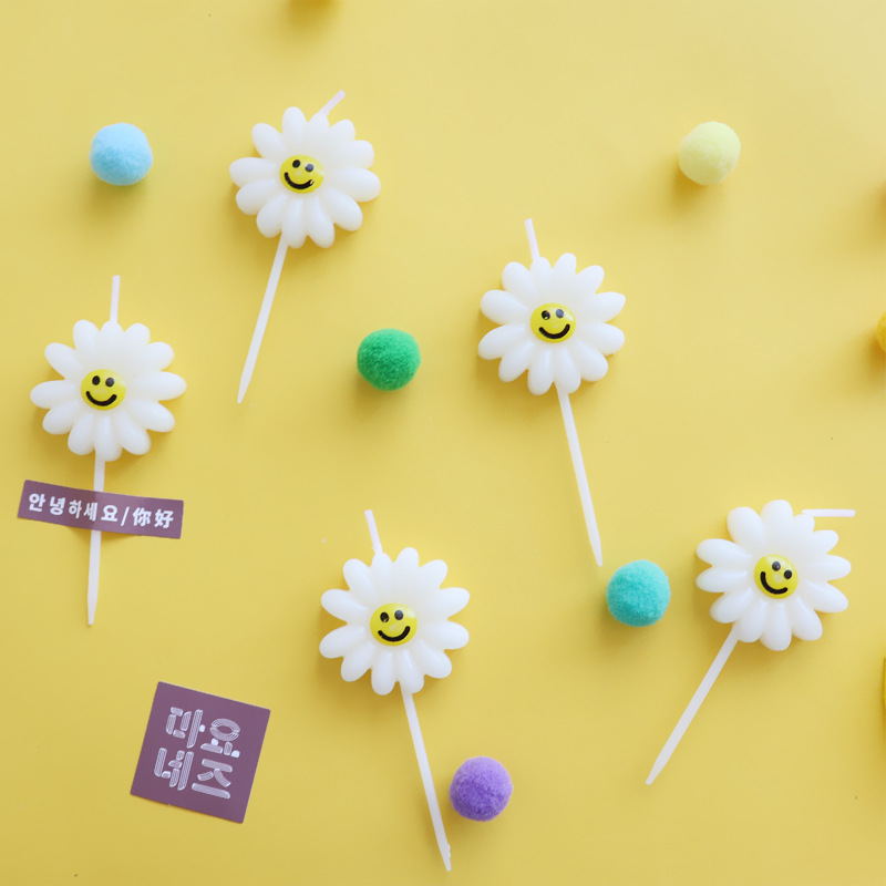 ins风网红生日蜡烛网红韩国蛋糕蜡烛邹白菊生日蜡烛派对装扮用品