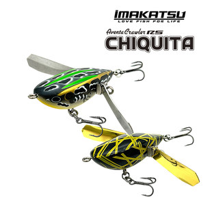 日本imakatsu水面系路亚假饵高浮力实木饵体水面爬饵CHIQUITA现货