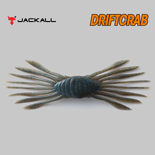 日本JACKALL路亚新款软饵DRIFTCRAB漂移蟹高比重路亚路亚软虫现货