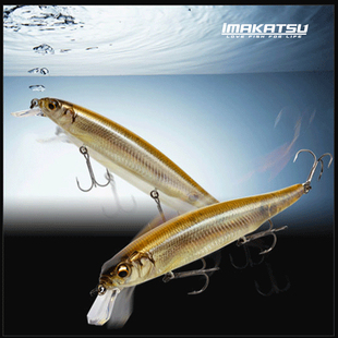 日本IMAKATSU路亚浮水米诺RIPRIZER远投翘嘴鲈鱼海鲈假饵60F/110F