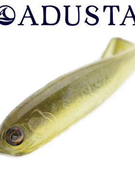 日本原装进口ADUSTA软鱼2寸3寸T尾路亚假饵Penta Shad软饵多色