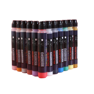 日式Filolang费洛朗涂鸦笔壳流淌笔油漆笔空笔12mm/18mm自己DIY空瓶加墨重复使用黑色油漆墨水丙烯墨水涂鸦笔