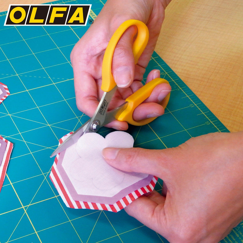 olfa日本原装进口防滑锯齿剪刀