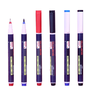 Filolang防酒精记号笔MK-75实验室玻璃仪器自封袋MARKER试管标记笔耐低温-80°神器黑色红色不易掉色马克笔