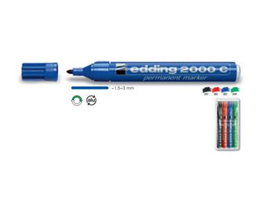 德国进口艾迪Edding油性马克记号笔 实验室记号笔 2000C