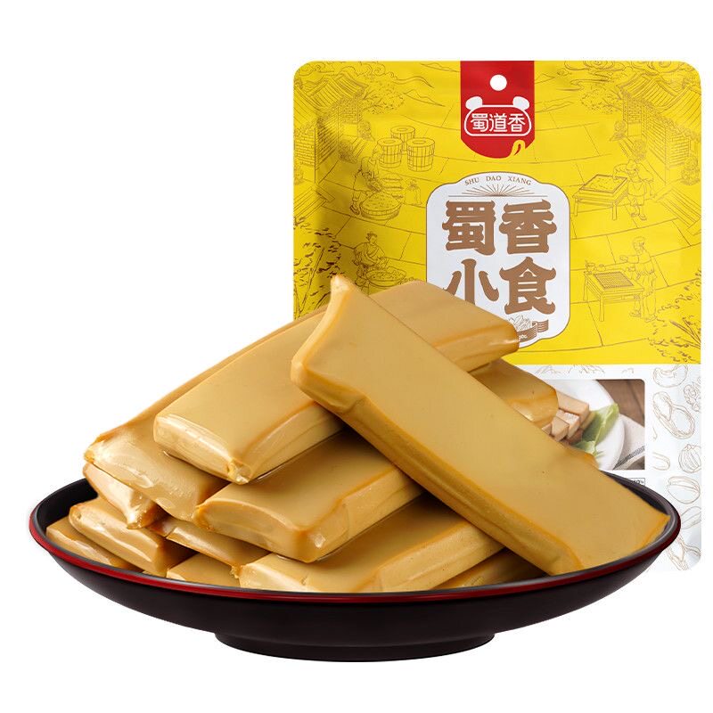 蜀道香高蛋白鸡蛋棒188g办公室休闲零食五香味鸡蛋干独立小袋装