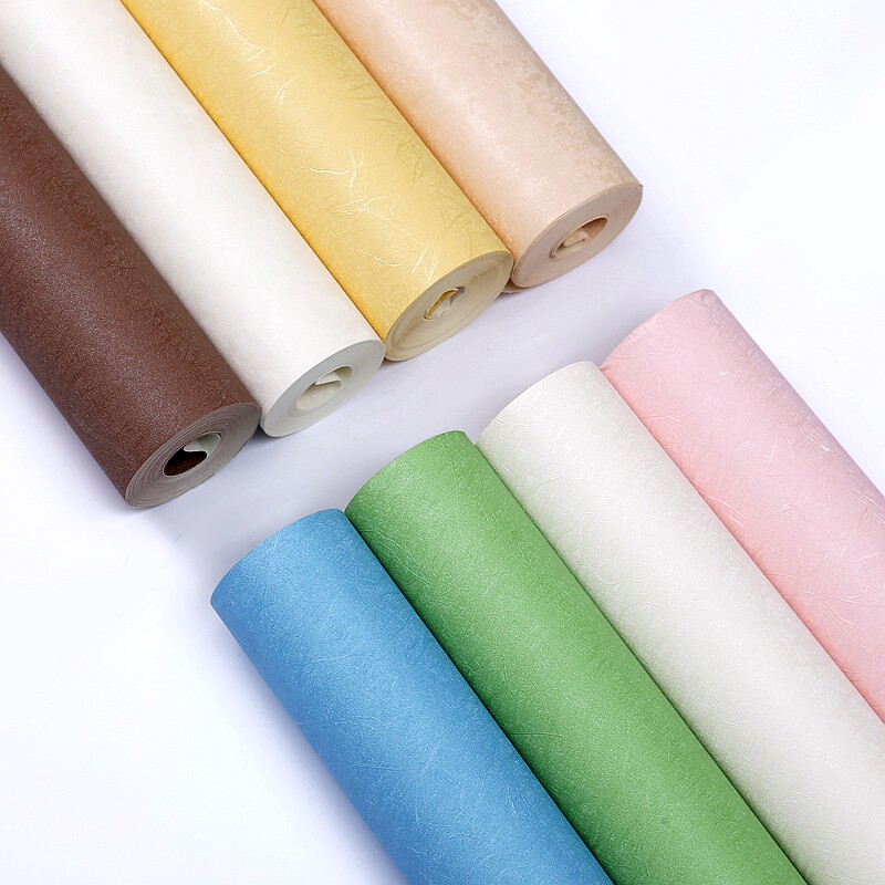 简约素色斑驳暗纹墙纸 客厅餐厅民宿酒店  轻奢纯白色冰裂纹壁纸