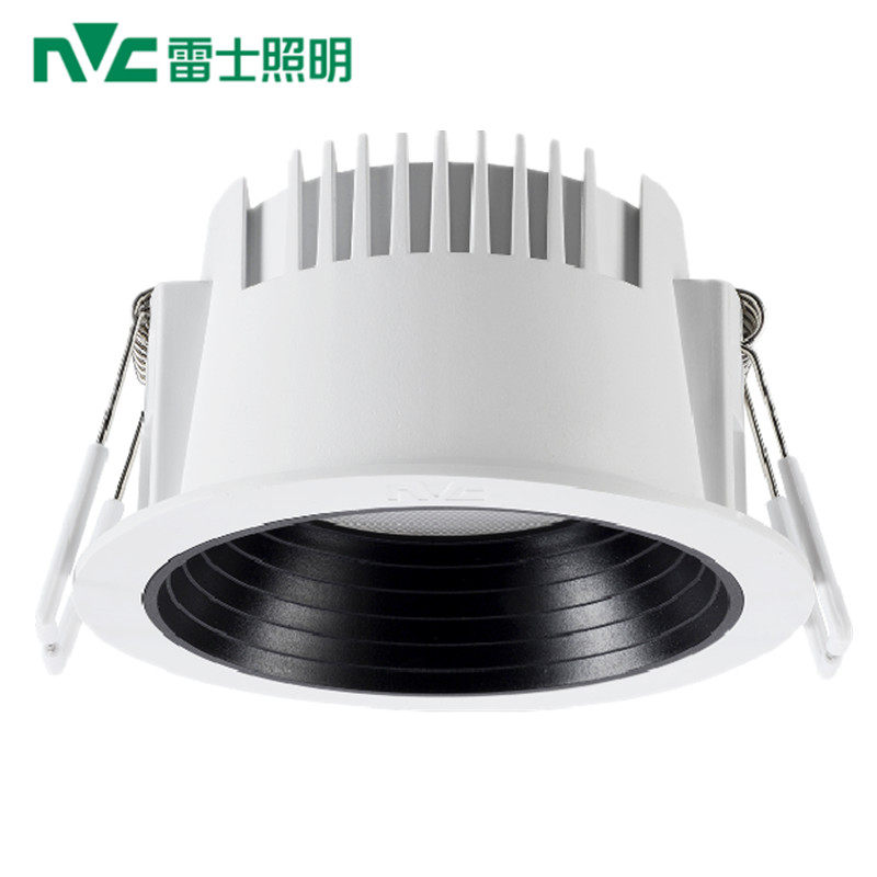 雷士led筒灯NLED92125 9213黑光技术防眩窄边三色变光显指90