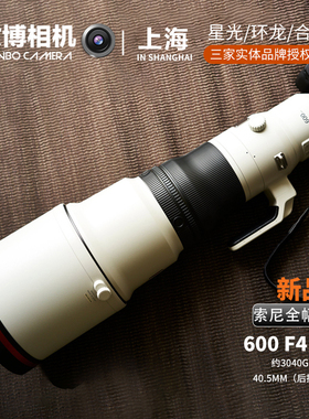 索尼SEL600F4GM 600mm F4 大炮长焦远摄定焦镜头 FE600 F4 GM A9