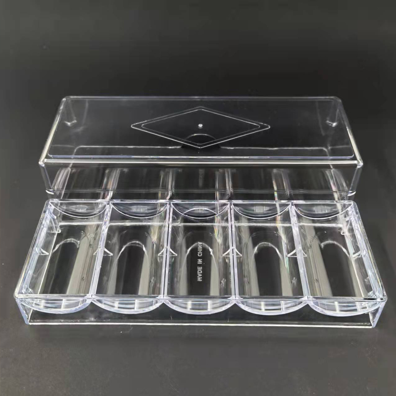 亚克力带盖筹码盒收纳40MM