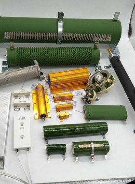 RX20大功率瓷管电阻器负载老化测试实验电阻200W12345678910R欧姆