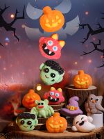 Halloween candies, bulk pumpkins, Halloween Night cartoon gifts, marshmallows, creative and funny gifts, snacks, gummy candies thumbnail 8