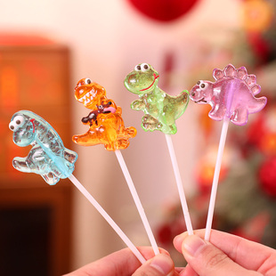 可爱恐龙棒棒糖幼儿园卡通六一儿童节糖果创意恐龙糖生日儿童礼物
