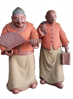 宜兴紫砂摆件出差遇到贵人有钱人