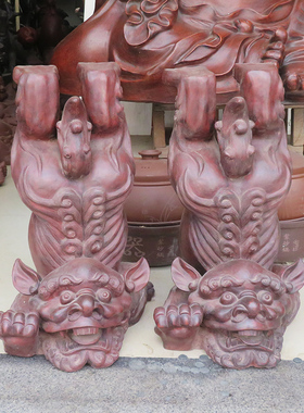 宜兴紫砂麒麟储蓄罐子手工做旧