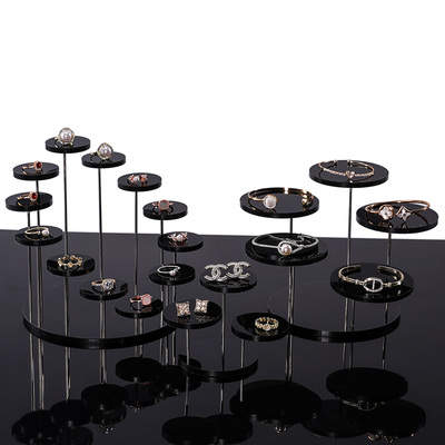 亚克力阶梯圆形戒指展示架