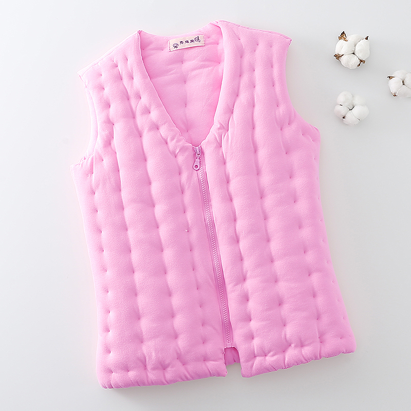 纯手工缝制棉花马甲加厚保暖修身