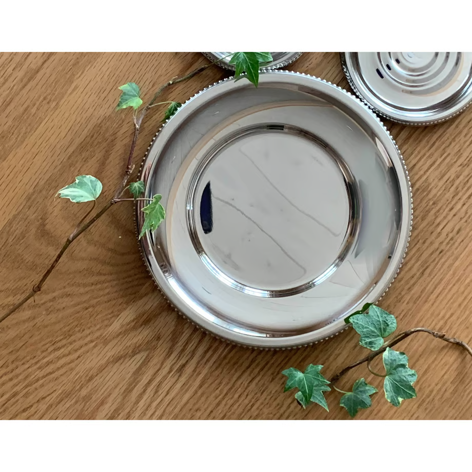 日本制玉虎堂MARUTAMA不锈钢咖啡盘餐盘托盘,餐饮具,餐用托盘,淘宝优惠券,粉丝福利购,淘宝优惠卷