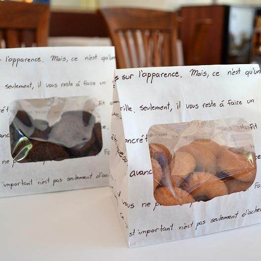 日本进口 小号迷你吐司牛皮纸袋No.4S 开窗款 法文字母款 13033