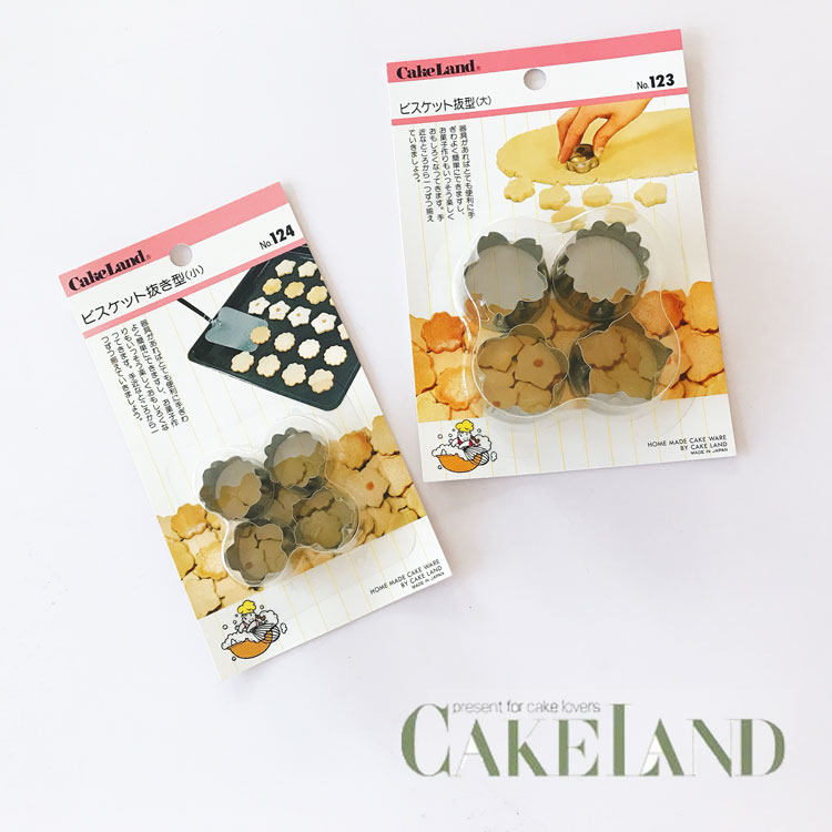 日本Cakeland不锈钢饼干日料模具切模（樱花桔梗梅花菊花）QC