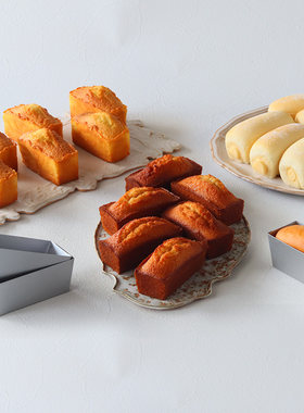 日本进口 Cakeland迷你磅蛋糕柠檬小方蛋糕吐司家用模具