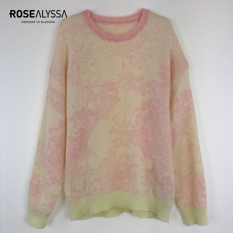 ROSEALYSSA若诗莉莎2023年冬季新款休闲马海毛羊毛毛衣R3402-1304