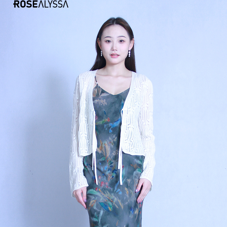 ROSEALYSSA若诗莉莎2025针织开衫