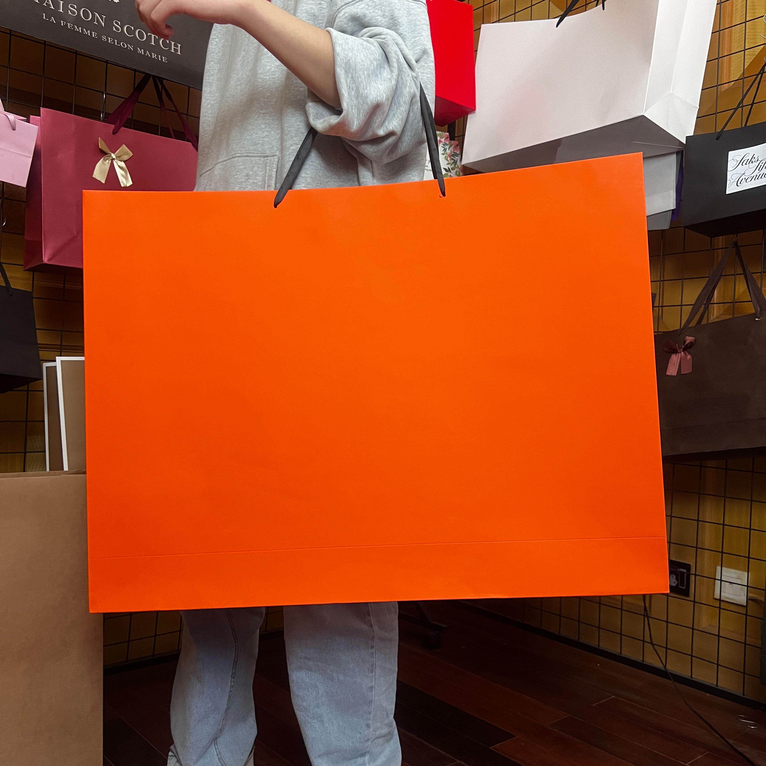 画框手提袋加大号特大礼品袋手提袋广告拍摄包装礼品袋多颜色红色