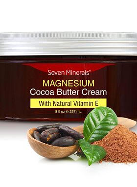 美国代购Natural Magnesium Cream for Pain Calm, Leg Cramps, S