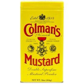 美国代购Colmans Dry Mustard Powder16Ounce