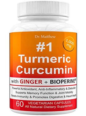Best Turmeric Curcumin with BioPerine Black Pepper and Ginge