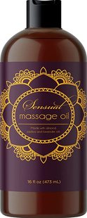 with Pure Almond Sensual Relaxing Oil and Lavend Massage