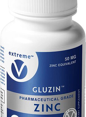 美国代购Gluzin 50MG Pharmaceutical Grade Zinc Vegan Friendly