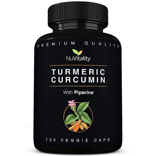 Turmeric Curcumin with Piperine (Black Pepper Extract) - 120