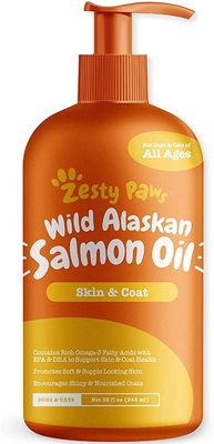 Pure Wild Alaskan Salmon Oil for Dogs & Cats - Supports Join