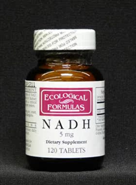美国代购Ecological Formulas Nadh Tablet, 5 mg, 120 Count