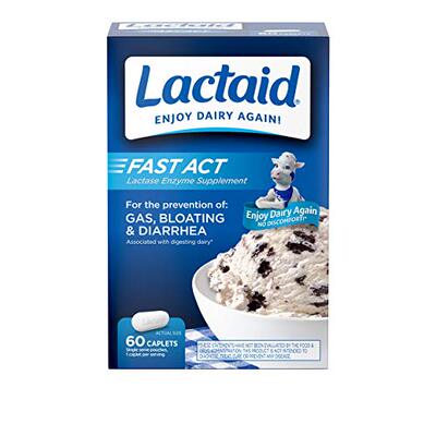 Lactaid Fast Act Lactose Intolerance Relief Caplets with