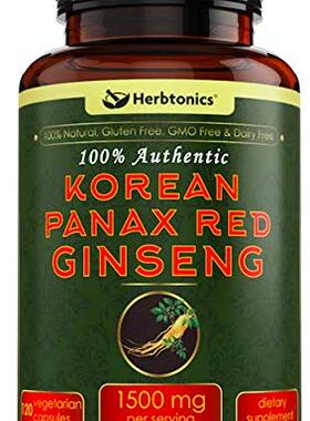 High Strength Korean Red Panax Ginseng 1500mg Supplement -12