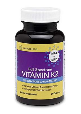 美国代购InnovixLabs Full Spectrum Vitamin K2 MK7 MK4