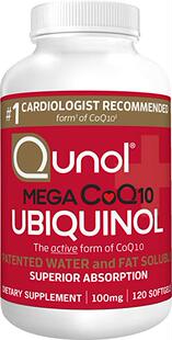 Qunol Mega Ubiquinol CoQ10 100mg, Superior Absorption, Paten