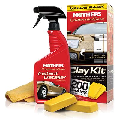 Mothers 07240 California Gold Clay Bar System  Removes embed